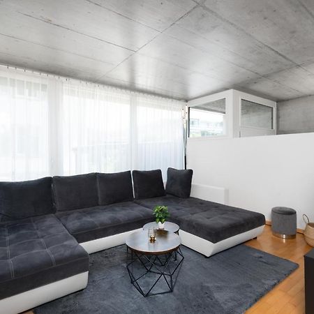 Urban Cube Mit Sauna Thun Exteriör bild