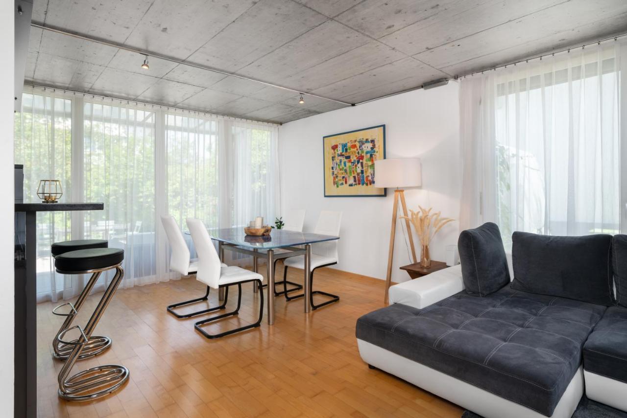 Urban Cube Mit Sauna Thun Exteriör bild