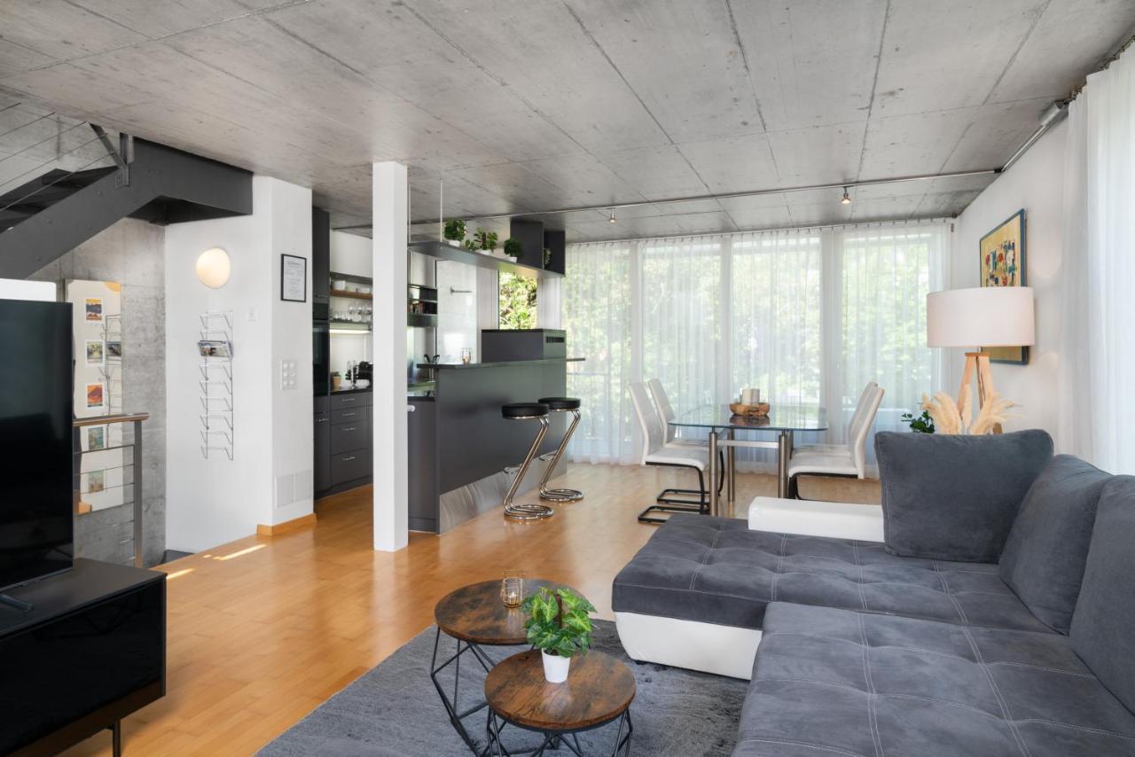 Urban Cube Mit Sauna Thun Exteriör bild
