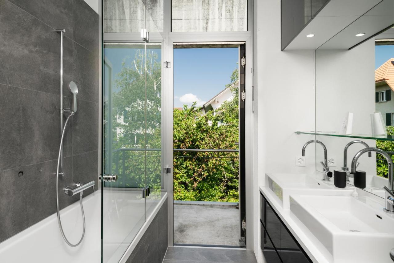 Urban Cube Mit Sauna Thun Exteriör bild